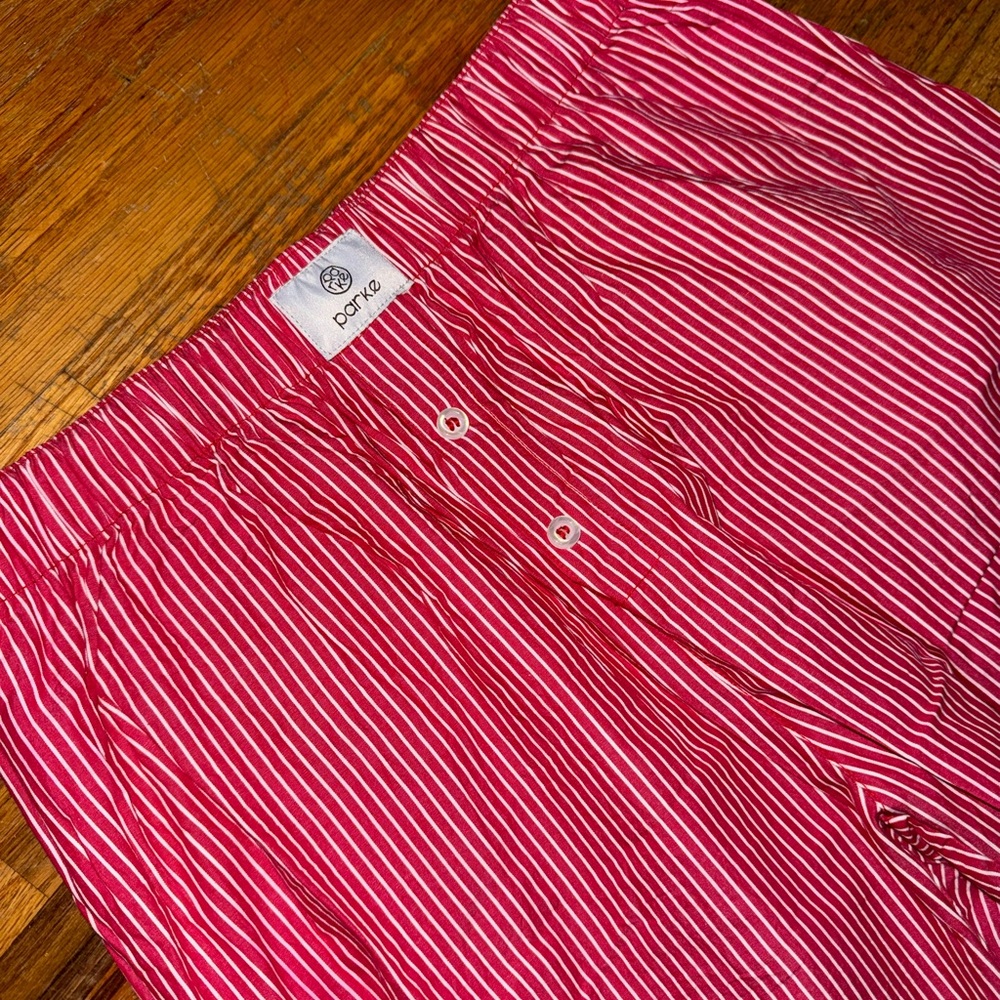 PARKE || Boxer pant || size small - red